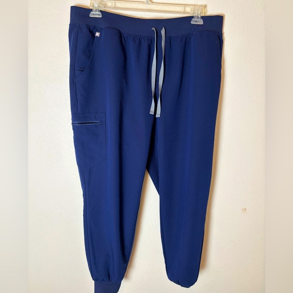 Figs Pants - Figs Blue Jogger Pants Zamora Technical Collection